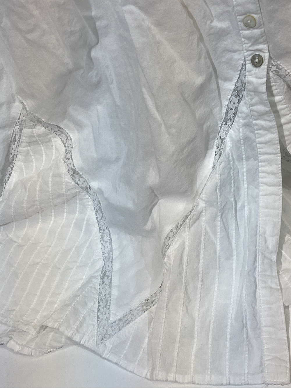 Eileen West Cotton Ballet Nightgown All Cotton Lace Ribbons Size M Breezy Summer - Picture 9 of 11